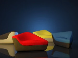 seating stones 3D Model