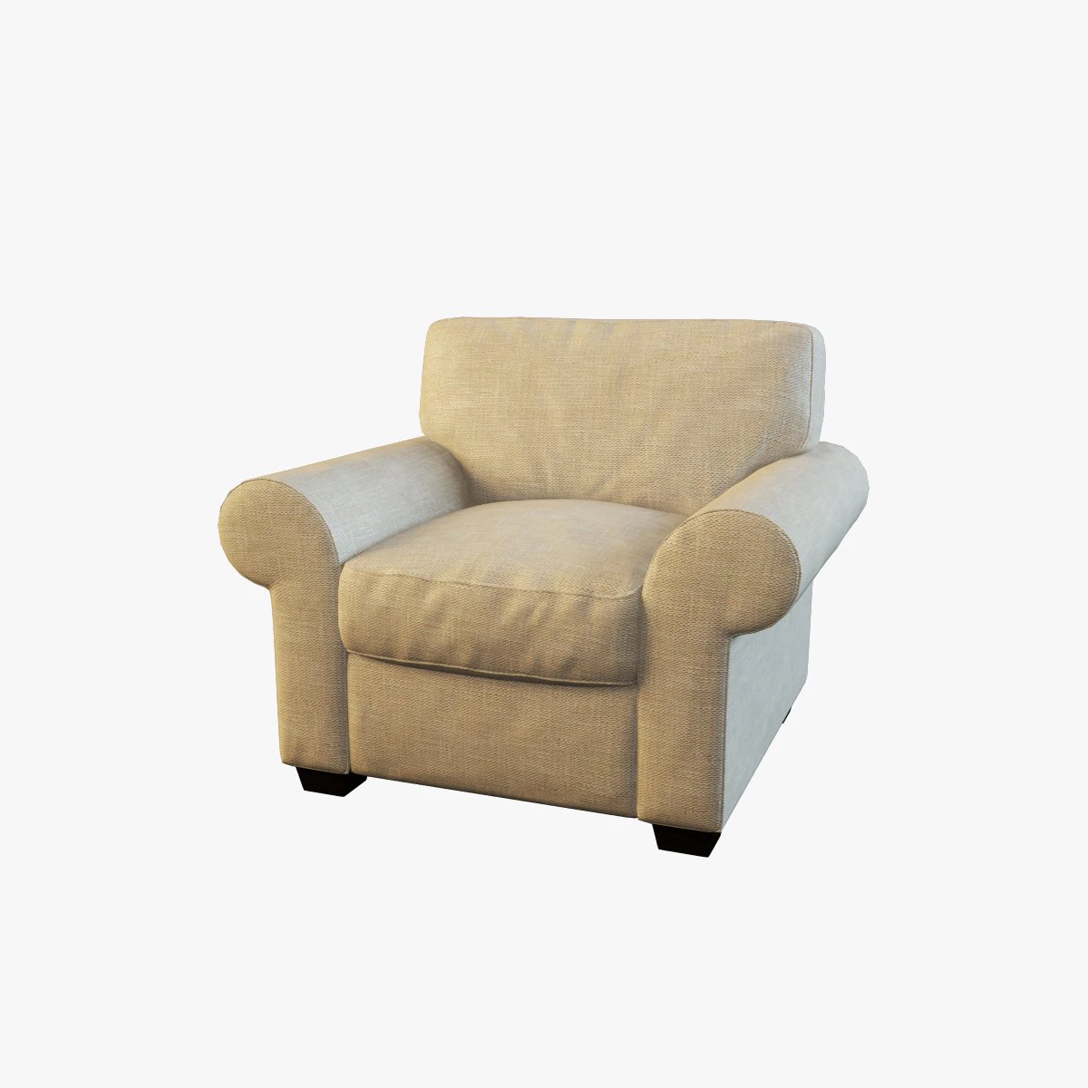 classic armchair 3D Model .c4d .max .obj .3ds .fbx .stl .blend 