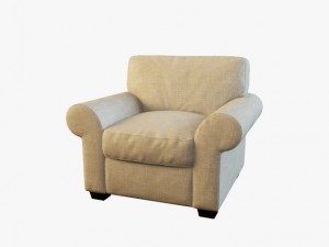 classic armchair Modello 3D