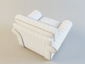classic armchair Modelo 3D