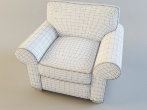 classic armchair Modelo 3D