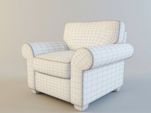 classic armchair Modelo 3D