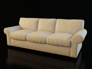 classic sofa Modelo 3D