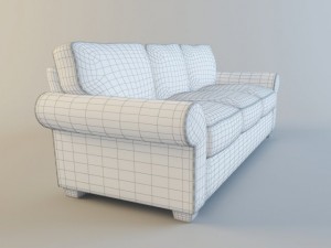 classic sofa Modelo 3D