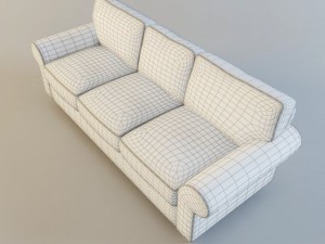classic sofa Modelo 3D