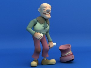 beggar 3D Model