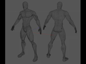 body spider man 3D Model