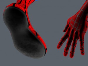 body spider man Model 3D