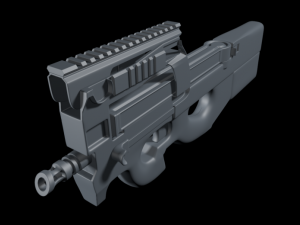 p90 black 3D Model