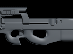 p90 black 3D Model