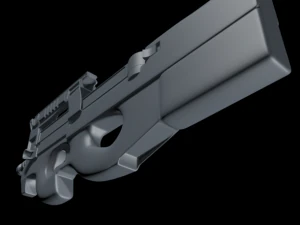 p90 black 3D Model