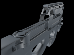 p90 black 3D Model