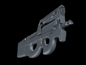 p90 black 3D Model