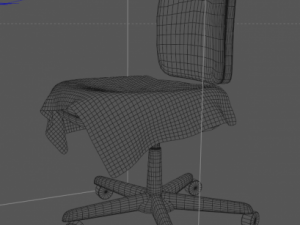 chair of office 3D Модель