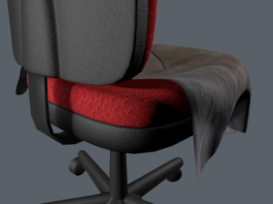 chair of office 3D Модель