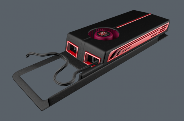 card radeon hd 5770 Modelo 3D .c4d .max .obj .3ds .fbx .stl .blend