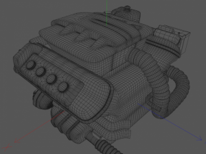 motor Modelo 3D