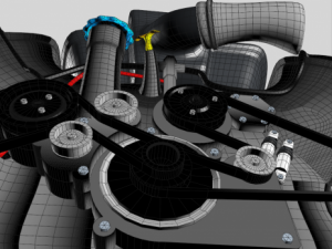 motor Modelo 3D