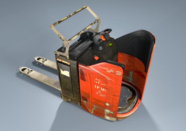 forklift type 1 3D Модель .c4d .max .obj .3ds .fbx .stl .blend