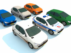 206 peugeot 3D Model