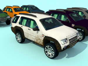 rover 4x4 3D Model