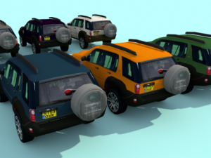 rover 4x4 3D 模型