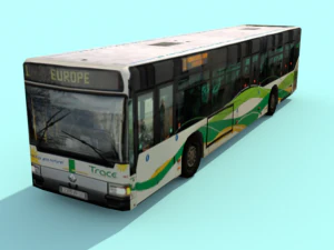 bus of city 3D Model