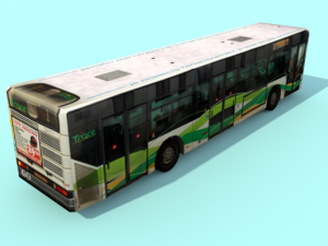 bus of city 3D Model
