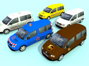 coche de empresa Modelo 3D