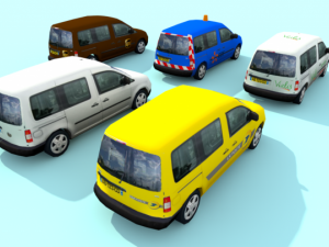 company car Modèle 3D