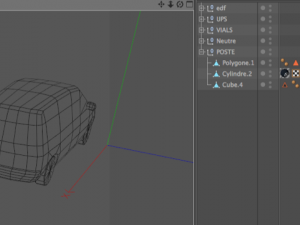 company car Modèle 3D