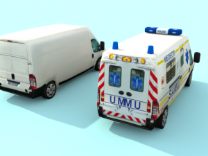 van of french 3D 模型