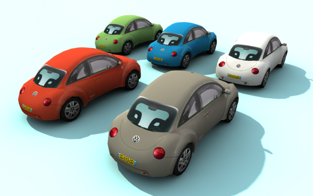 beetle Model 3D .c4d .max .obj .3ds .fbx .stl .blend 