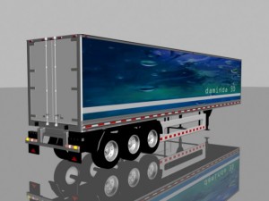 trailer 3D-Modell