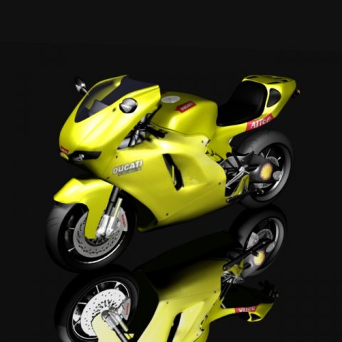 ducati 3D Модель .c4d .max .obj .3ds .fbx .stl .blend 