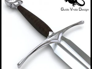 medieval sword 3D Model