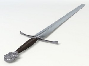 medieval sword Model 3D