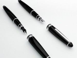 luxury fountain pen 3D-Modell