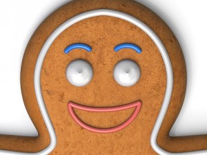 gingerbread man cookie Modèle 3D