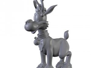 cartoon style rudolph reindeer 3D Модель