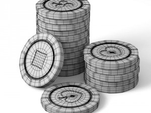 casino chips 3D Model