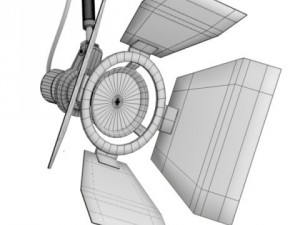 professional spotlight 3D Model