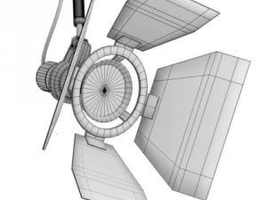 professional spotlight 3D Model
