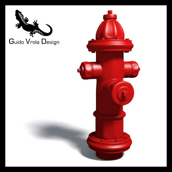 hydrant 3D Model .c4d .max .obj .3ds .fbx .stl .blend 