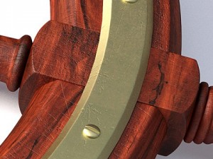 ships steering wheel Modelo 3D