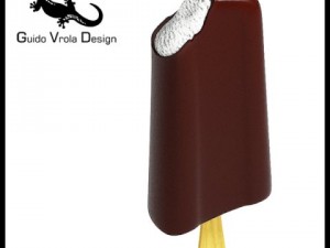 chocolate ice lolly 3D Model