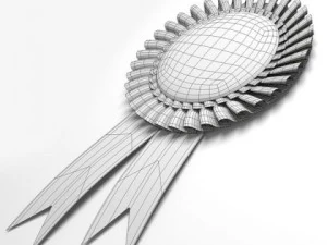 award rosette 3D Model