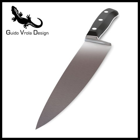 cooks knife Modelo 3D .c4d .max .obj .3ds .fbx .stl .blend 