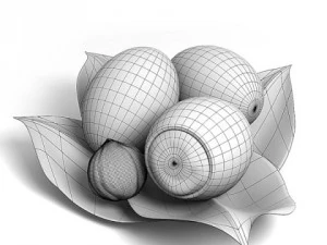 chocolate eggs 3D Model