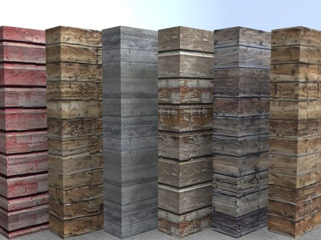 old wood 6pack CG Textures .c4d .max .obj .3ds .fbx .stl .blend 